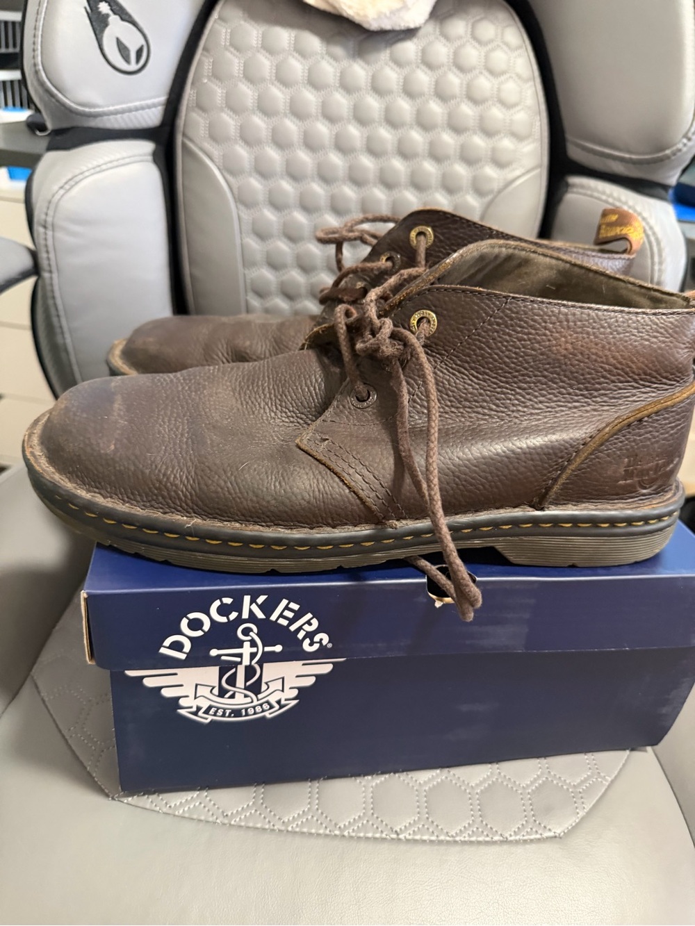 Dr. Martins Sussex Men's Brown Leather Chukka Boots